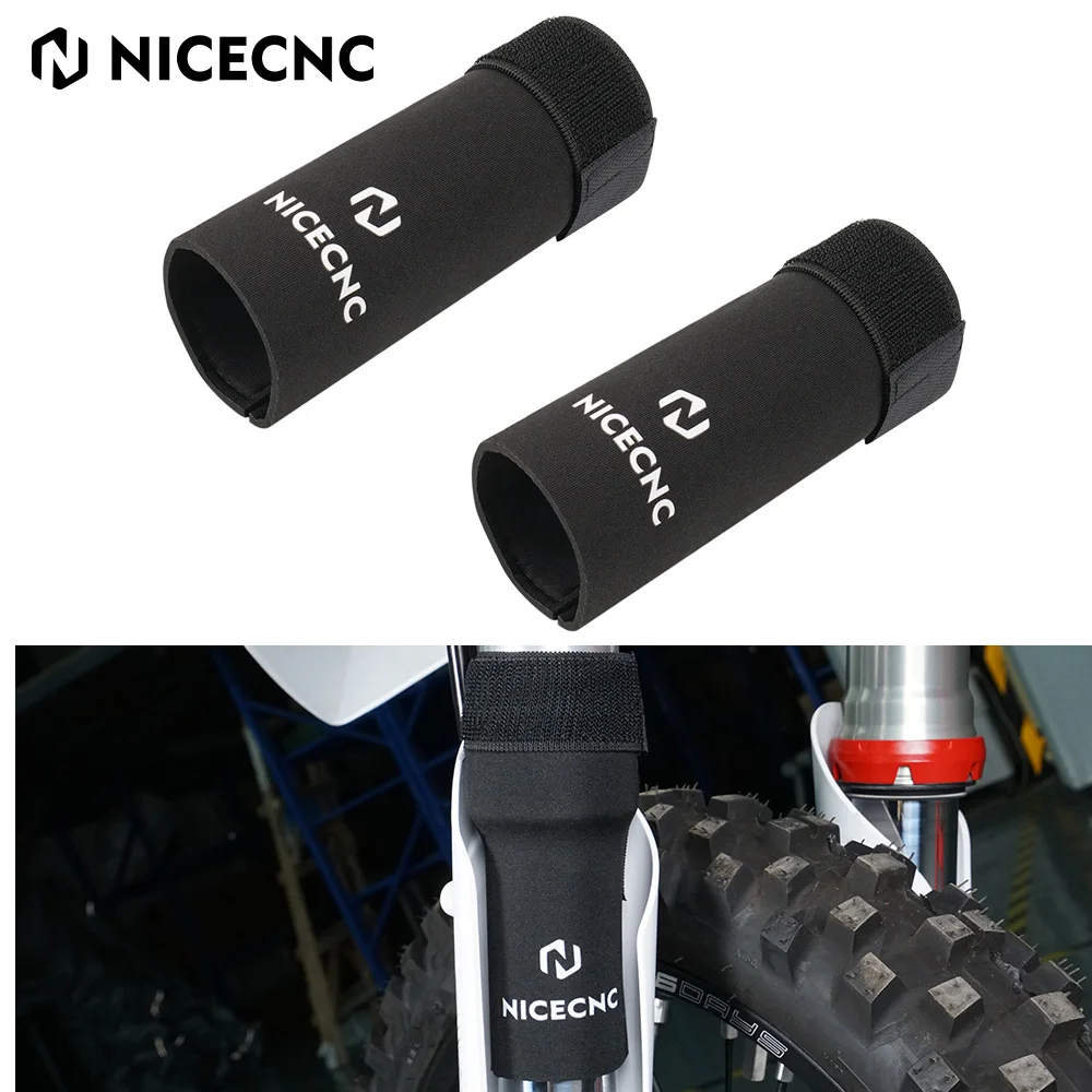 Motorcycle 6" Front Fork Sock Fork Seal Protectors For KTM Honda Yamaha Kawasaki Husqvarna Beta
