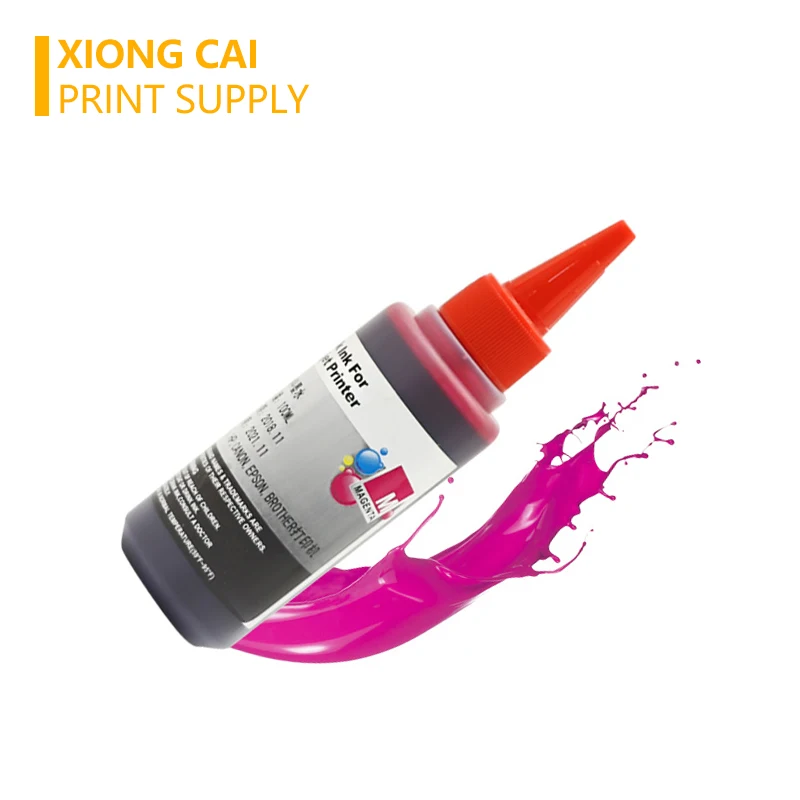 5 Bottles 4 Colors Universal Ink Compatible for Epson for Canon Brother Hp all models Inkjet Printers
