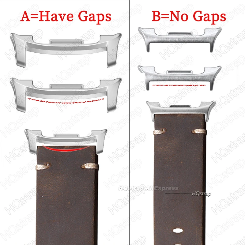 Premium Metal Watch Strap Connectors - Set of 2