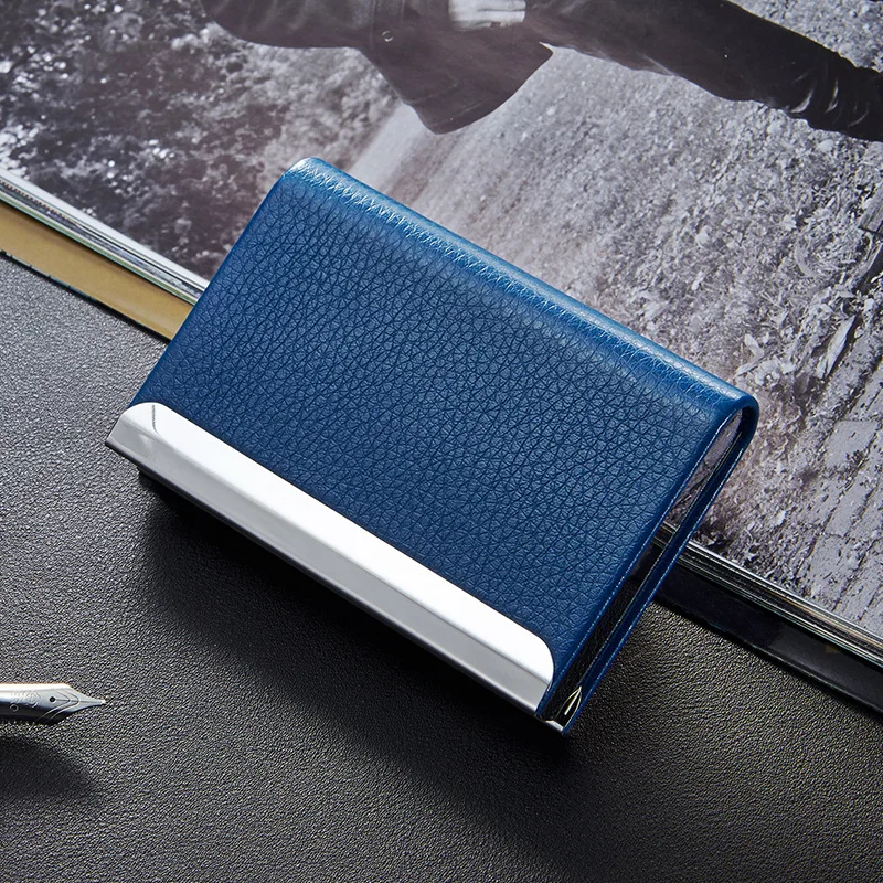 Advanced Portable Business Card Box, Men's Stainless Steel Metal Box, Business Bank Card Holder 5