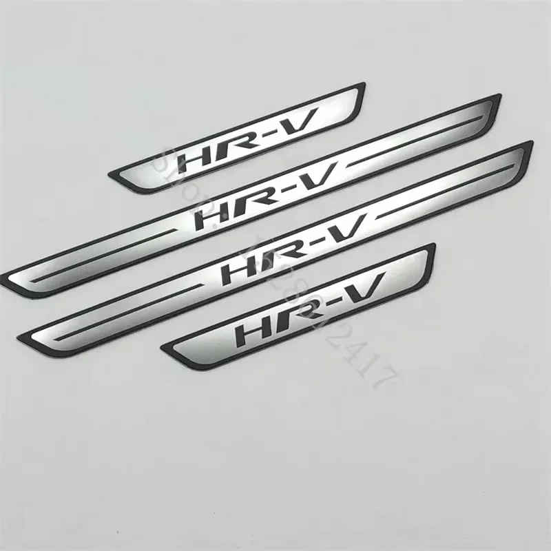 Stainless Steel Scuff Plate Door Sill Guards Thresholds Cover Trims Car Accessories For Honda HRV HR-V Vezel 2014 2015~2025