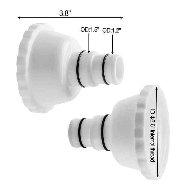 1Db Vákuumadapter Az Rp/Rx Skimmer Rögzítéséhez Nyári Hullámokhoz A Föld Feletti Medencék Tisztító Szerszámok - Image 5