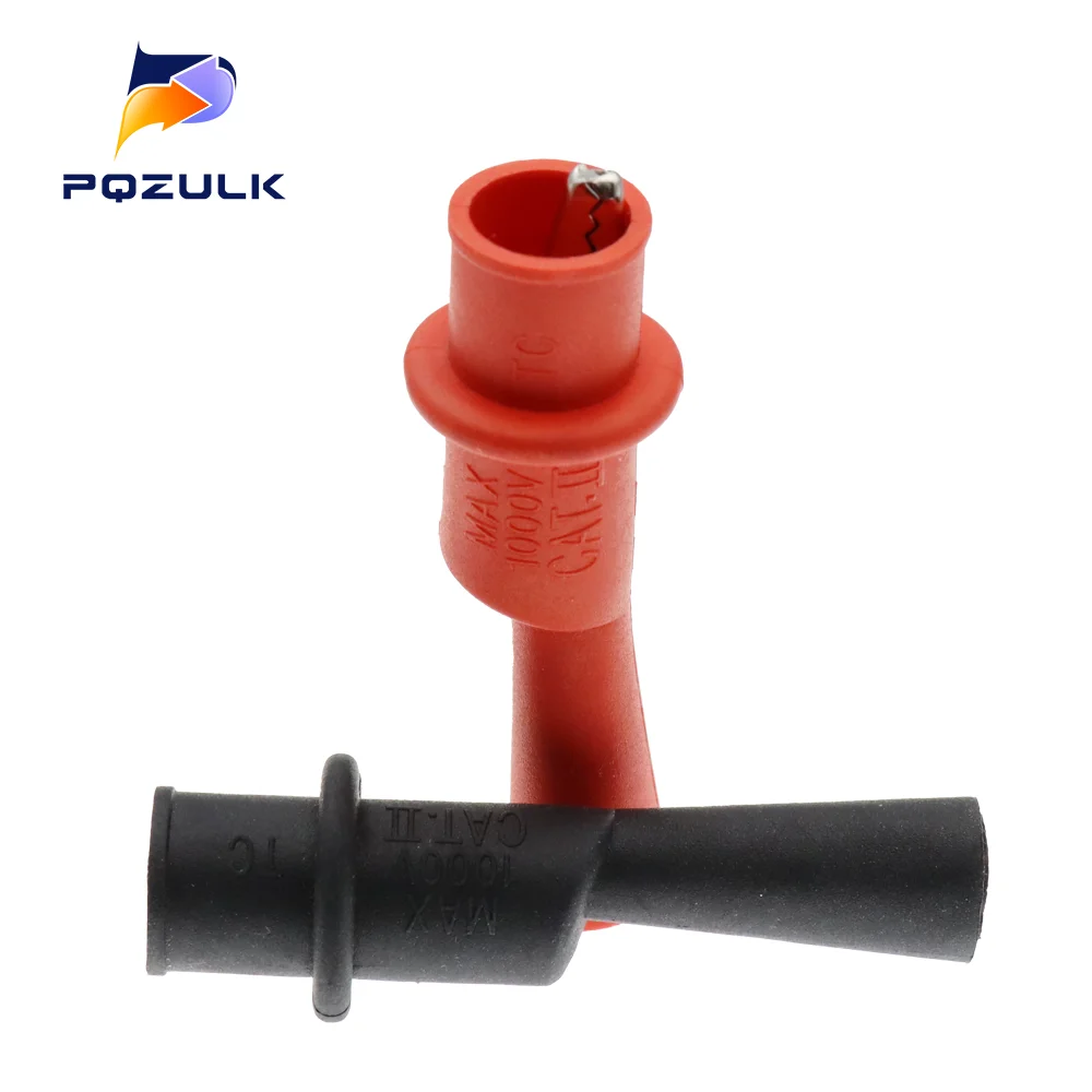Alligator Crocodile Test Clip Clamp Multimeter Tester Probe 1Pair