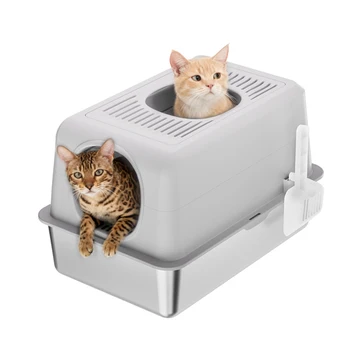 Stainless Steel Cat Litter Boxes 1