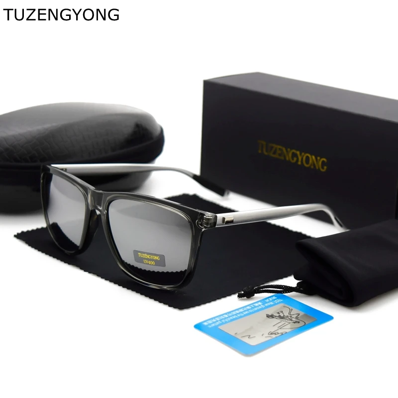 

TUZENGYONG Square Polarized Sunglasses Unisex Brand Designer Fashion Driving Sun Glasses Accessories For Men/Women Oculos de sol