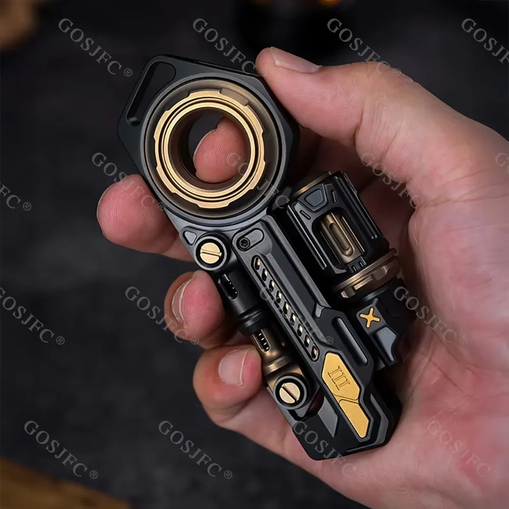 STOCK 01EDC 타임 나이트 3.0 피젯 토이 성인용 스트레스 해소 장난감 티타늄 푸시 슬라이더 불안 해소 기기 오리지널 디자인