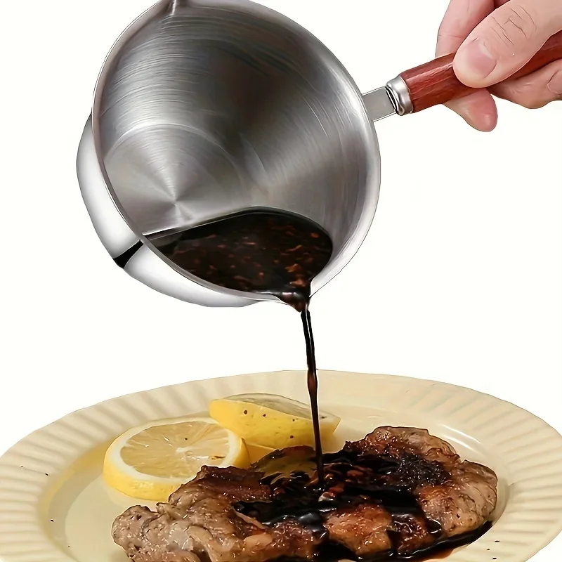 150&300ml 120&200ml Stainless Steel Mini Butter Melting Chocolate Cheese & Omelets Waterproof Kitchen Essential