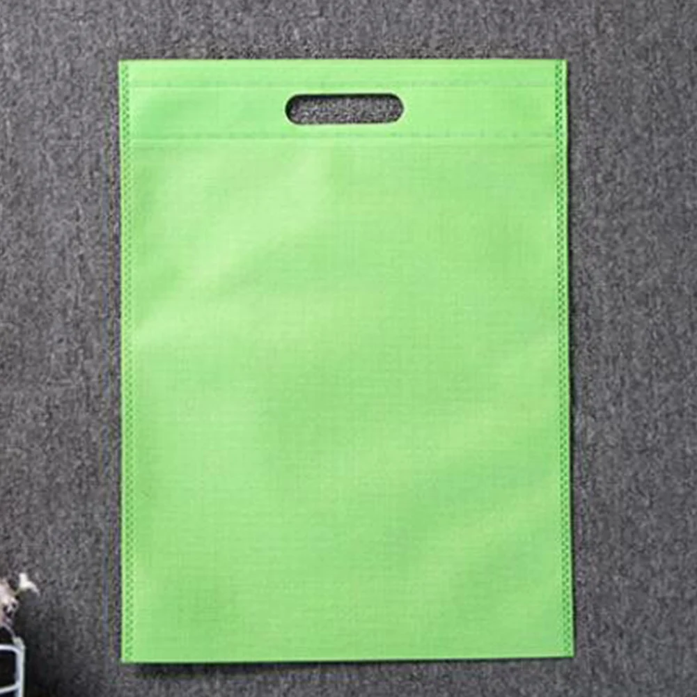 30*40/35*45cm Non-Woven Fabric Shopping Bag Reusable Folding Environmental Bag Storage Pouch Women Handbag Simple Shopping Bag 4