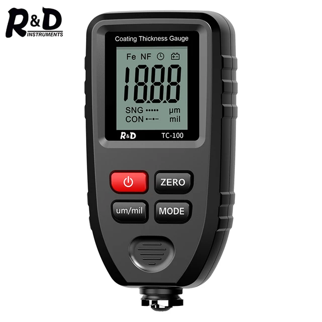 R;D TC100 Coating Thickness Gauge: A Precise and Essential Tool for Measuring Car Paint Film Thickness