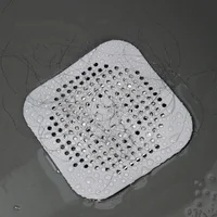 Sink Filter Plastic Mesh Sink Strainer Filter Bathroom Sink Strainer Drain Hole Filter Trap Waste Screen Kitchen Insulation Pads 2