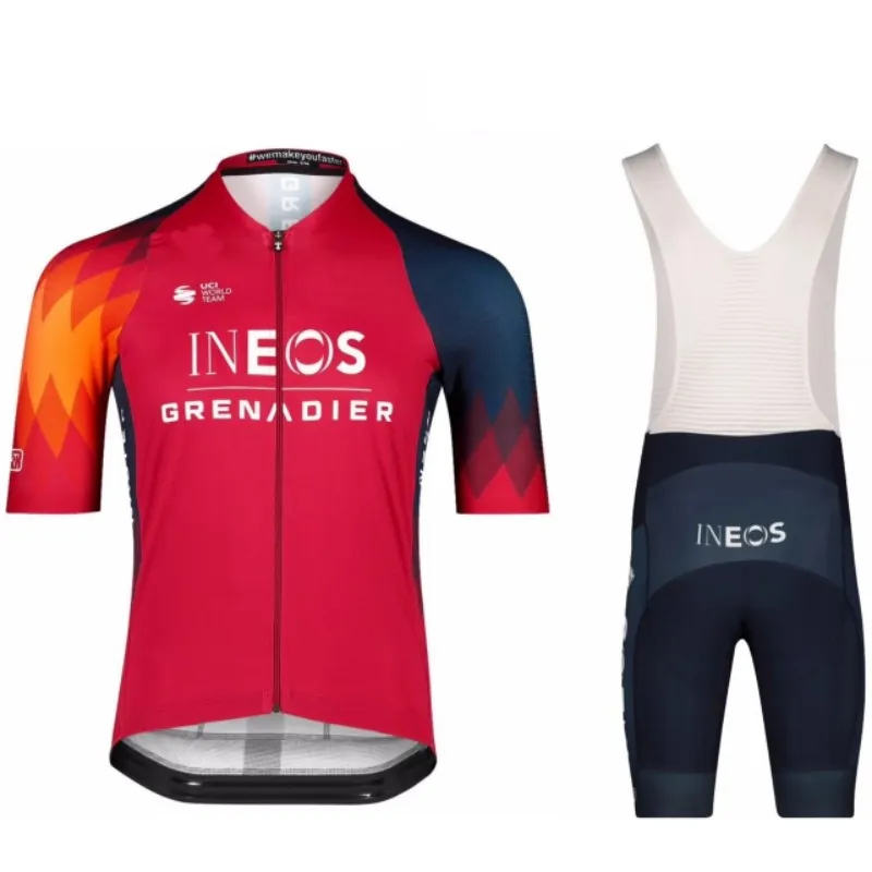 2023 INEOS Grenadier Cycling Jersey Set Summer Bicycle Clothing Road