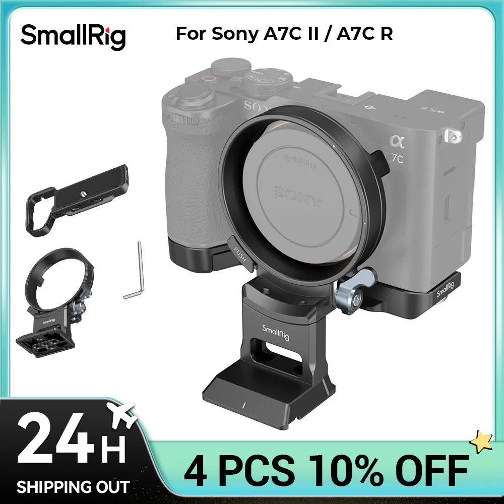 Piastra Di Montaggio Girevole Smallrig A7C Ii A7Cr, Kit Piastra A Sgancio Rapido Per Montaggio Orizzontale-Verticale Per Sony Alpha 7C Ii / Alpha 7Cr