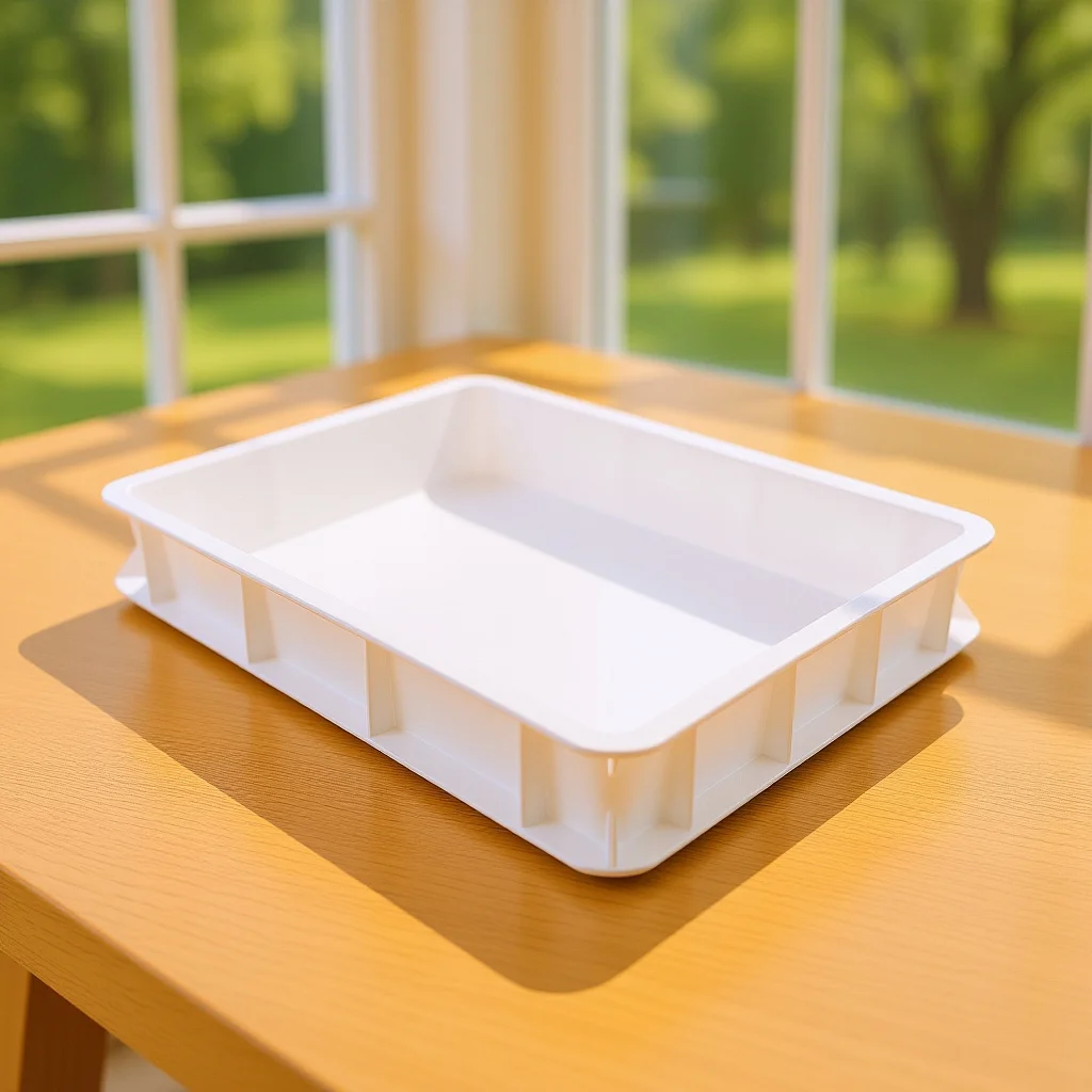Pizza Stackable Dough Boxes Proofer for Home Proofing Tray with Lid Container White