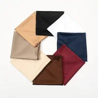 Écharpe carrée en satin uni pour femmes musulmanes, bandeau de sauna, enveloppes de hijabs, écharpe de cheveux de mode, turban islamique décontracté, bandbana féminin, inj90 4