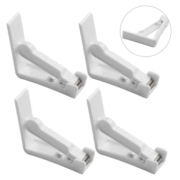 4Pcs Plastic Tablecloth Clips Transparent Non-Slip Securing Holder Tablecloth Decorative Clamp Holder Table Cover Clamps 2