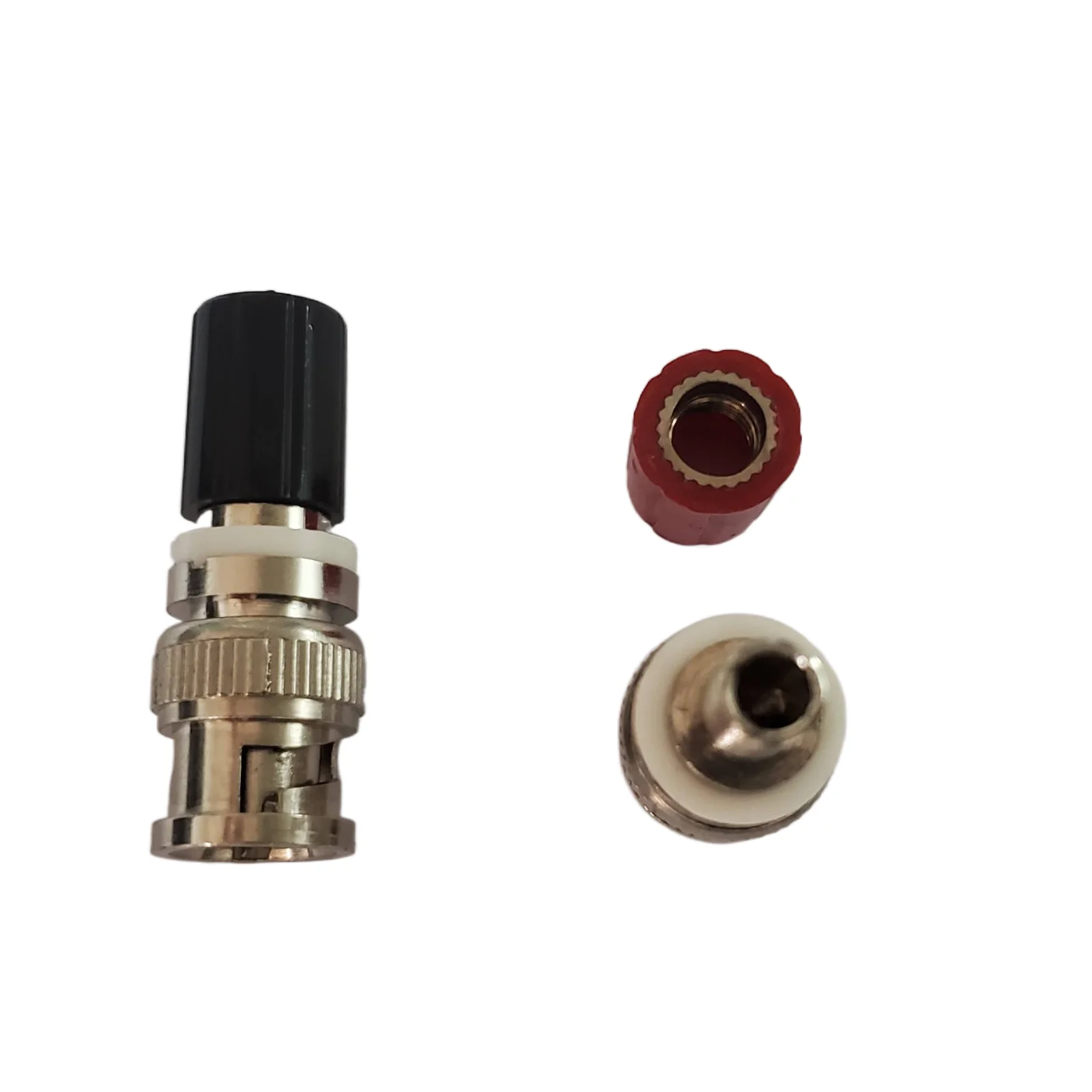 Banana Binding Post Jack to BNC Male Adapter 50 Ohm to ATU Antenna Wire 2pc HAMRADIO