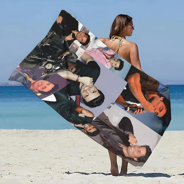 Chayanne Dance With Me Beach Towel Microfiber Sand Free Quick Dry Sandproof Pool Towels Gift for Women Travel Gym Shower Camping 4