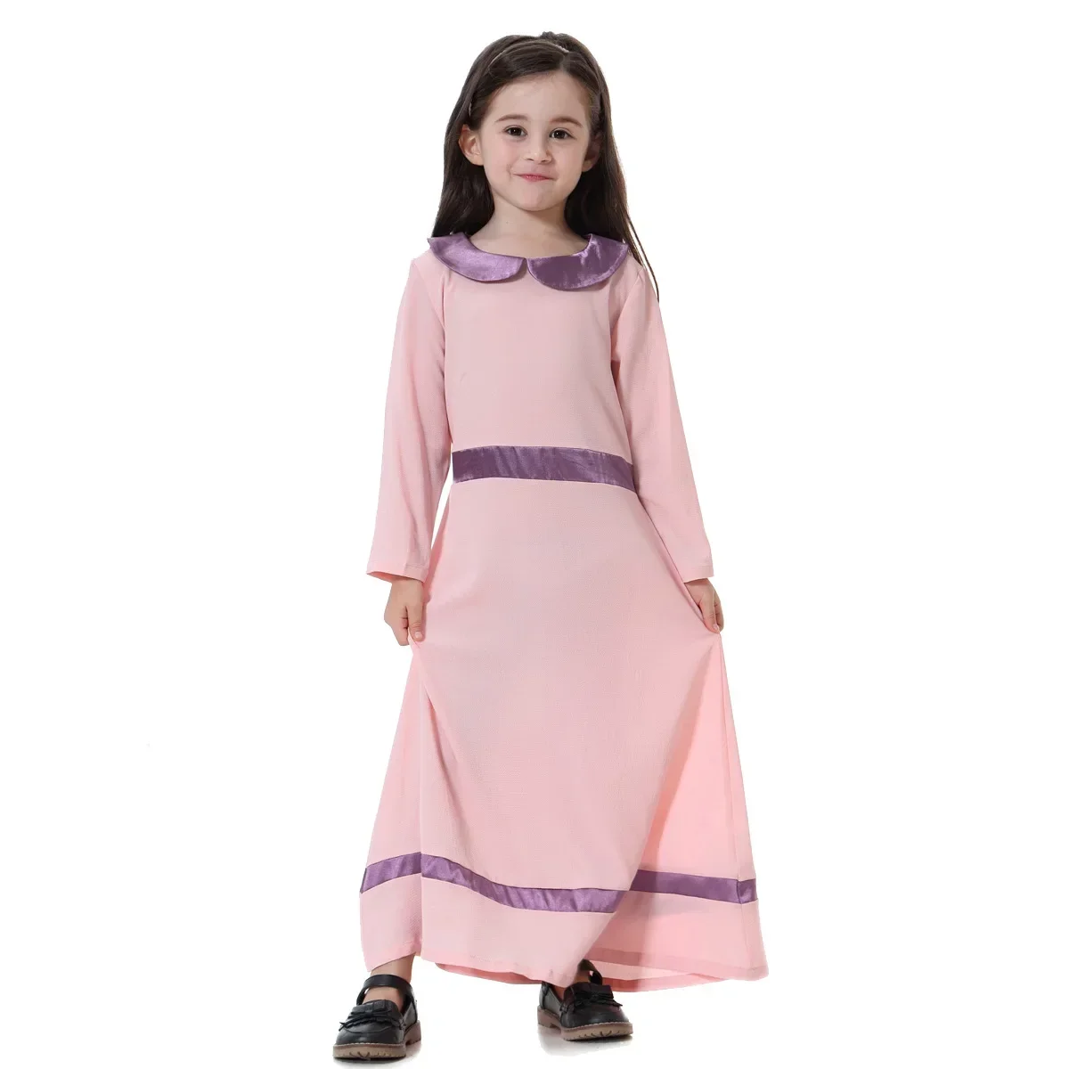 

New Long Muslim Dress for Girl Clothing Islamic Children Abaya Dress for Muslim Girl Fashion Ramadan Abaya Kids Abaya Dress