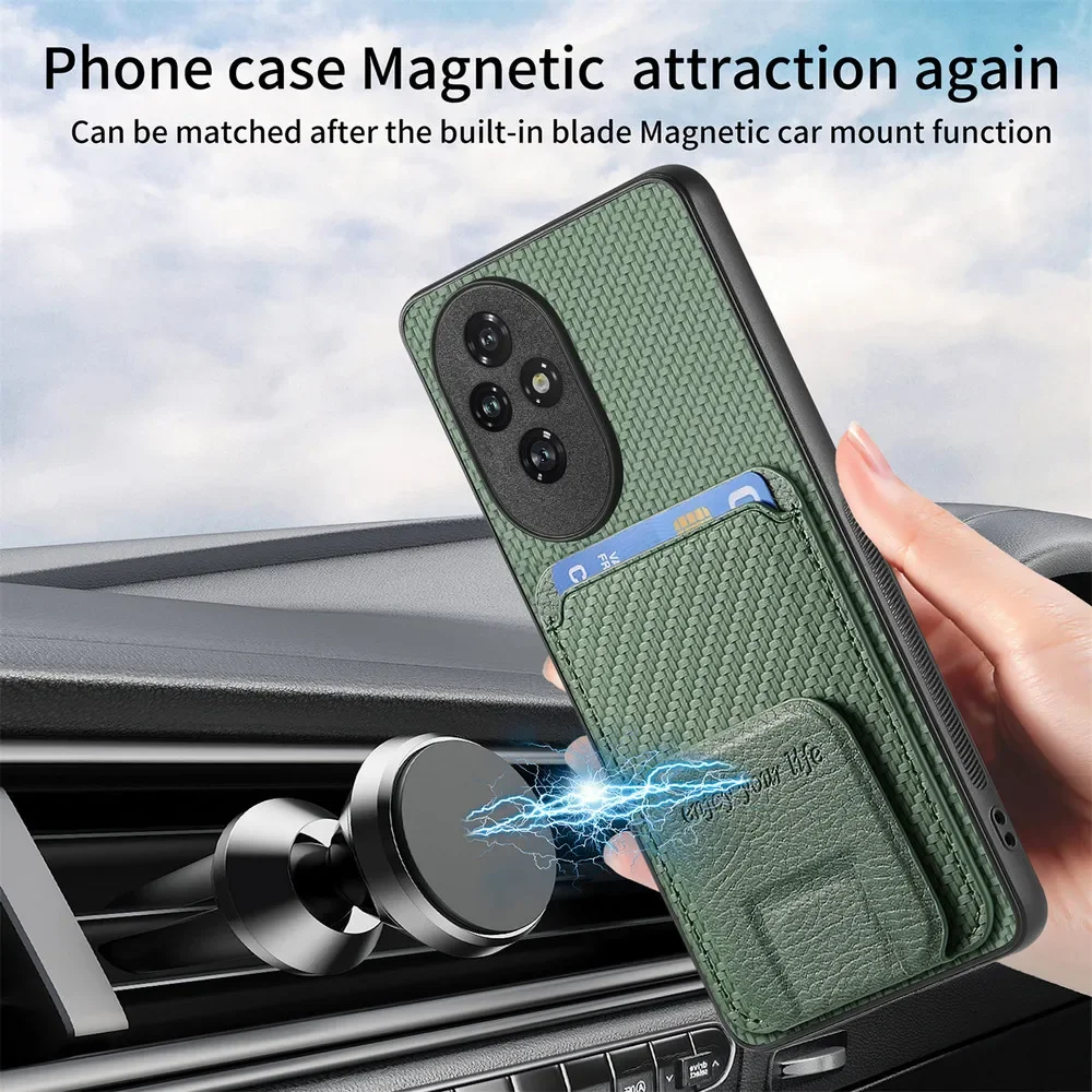 Luxury Leather Card Holder Stand Case