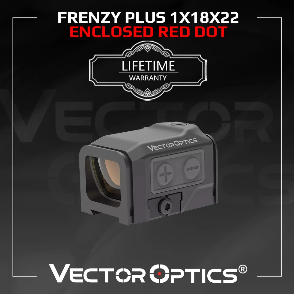 Vector Optics Frenzy Plus 1x18x22 Enclosed Red Dot Sight By 7075
