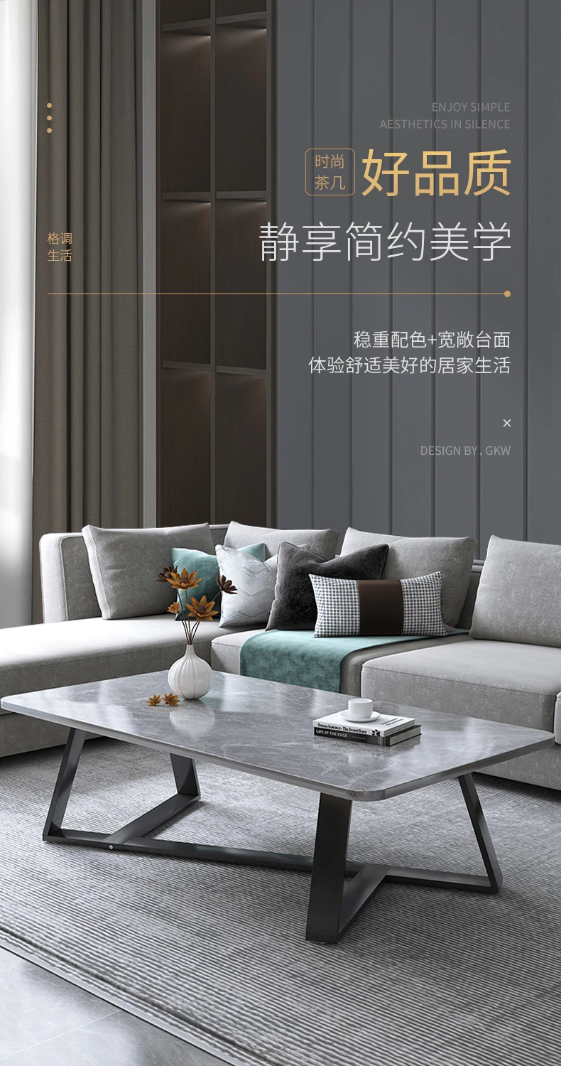 Luxury Coffee Tables Living Room Modern Design Marble Top Minimalist Low Dinning Table Nordic Mesa Auxiliar Bedroom Furniture