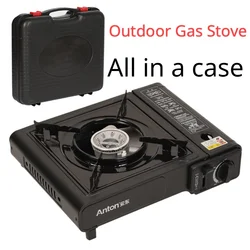 Outdoor Cassette Gas Stove Dual Purpose Portable Gas Barbecue Furnace Picnic Stove Camping Gas cooking utensils