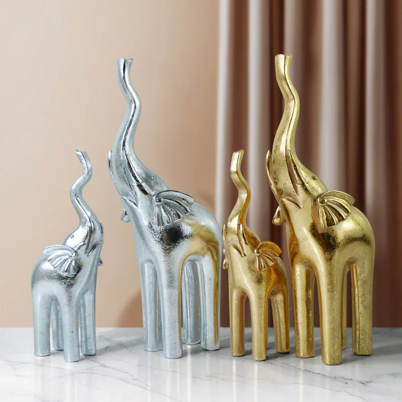 

Nordic Elephant Elk Resin Accessories Study Room Office Desktop Figurines Crafts Home Porch Cabinet Bookshelf Sculpture Decor