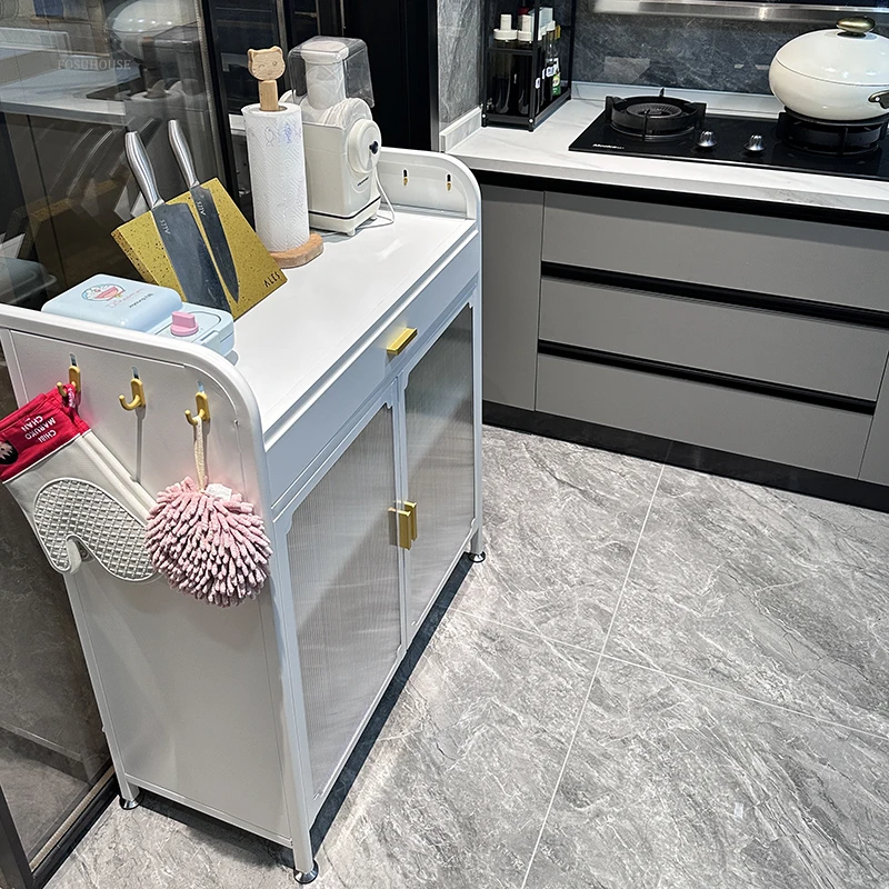 Modern Simple Kitchen Cabinets for Small Apartment Floor-to-ceiling Storage Cabinets Multi-functional Household Kitchen