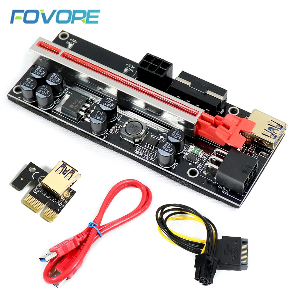 PCIE-Riser-009S-Plus-Cabo-de-Extens-o-Adaptador-PCI-Express-Riser ...