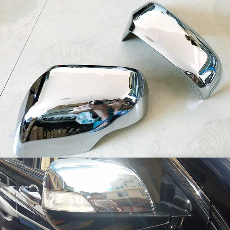 

For Honda CR-V CRV 2007 2008 2009 2010 2011 ABS Chrome Door Side Rear View Mirror Cover Trim Sticker Accessory Car Paste style