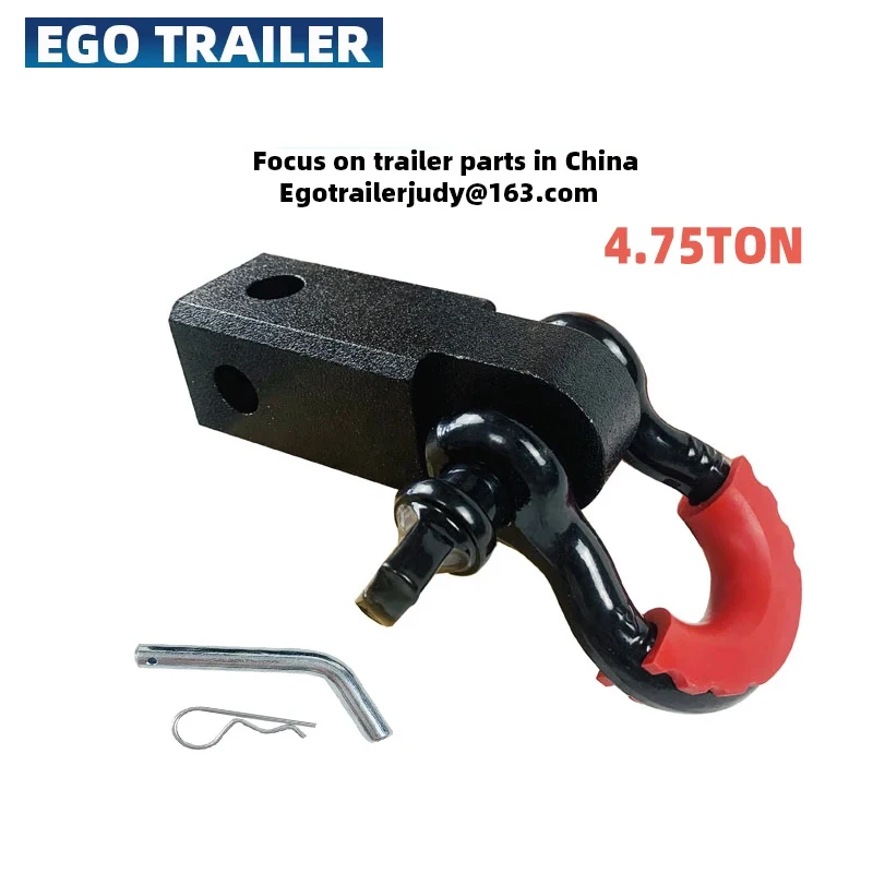 

NEW 4.75 Ton Receiver D-Ring Hitch Trailer Hitch Bow Shackle Tow Towing Bar