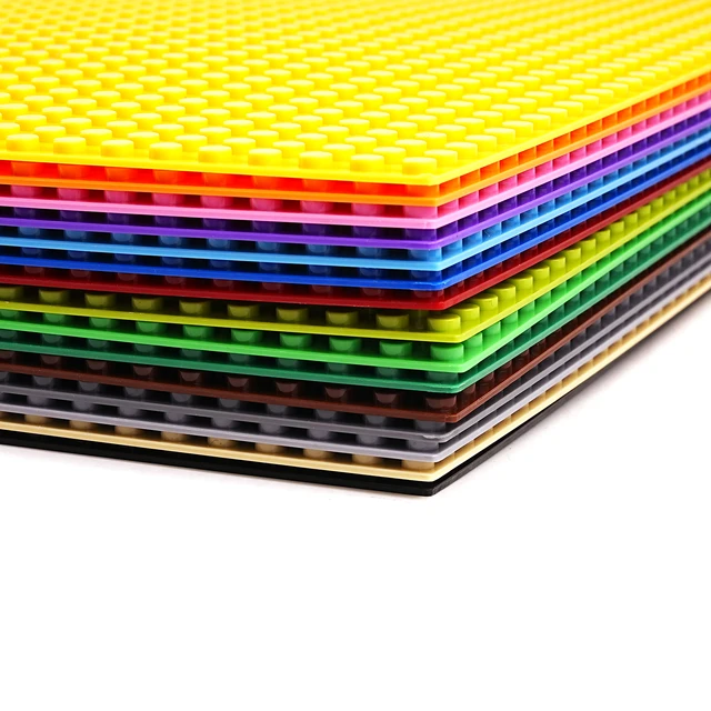Small Particle 32x32 Dots Plastic Building Blocks Base Plates Assembly DIY Puzzle Kids Baseplates Toys MOC Bricks Accessories 6