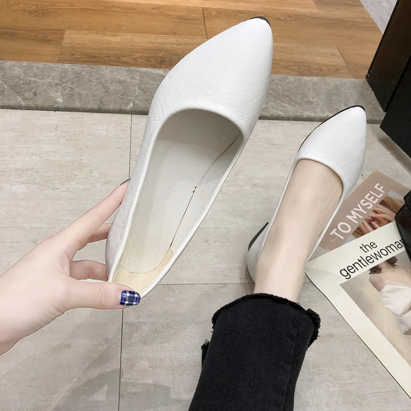 French pointy high heels women spring and autumn new professional shoes with fine heel design sense of niche temperament 3