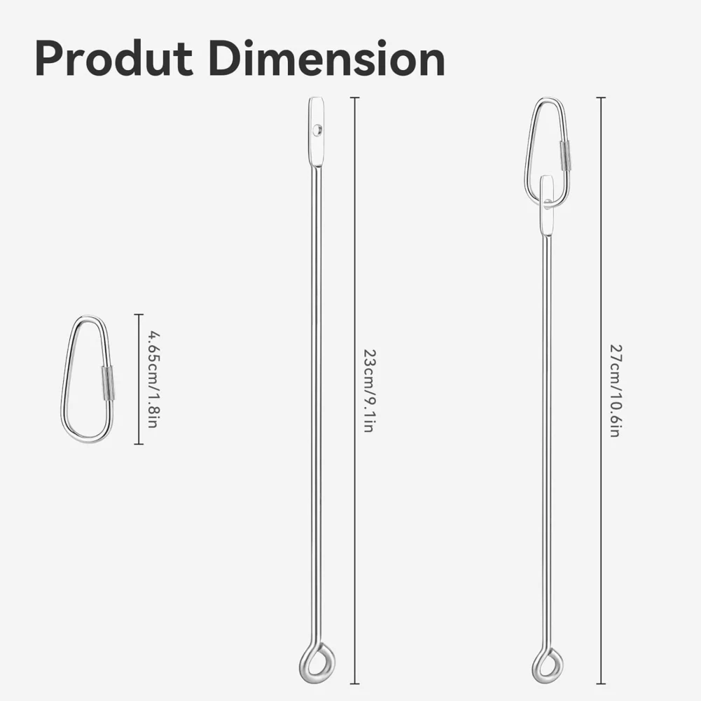 5PCS Bird Skewer Bird Food Holder Feeder Stainless Steel Parrot Skewer Fruit Vegetable Holder Foraging Hanging Food Feeder