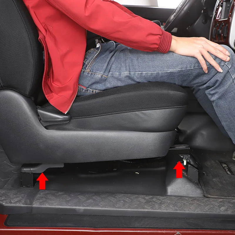 Acciaio Inossidabile Nero Per Toyota Fj Cruiser 2007-2021 Car Styling Car Front Row Seat Staffa Di Aumento Dell'Altezza Accessori Per Auto