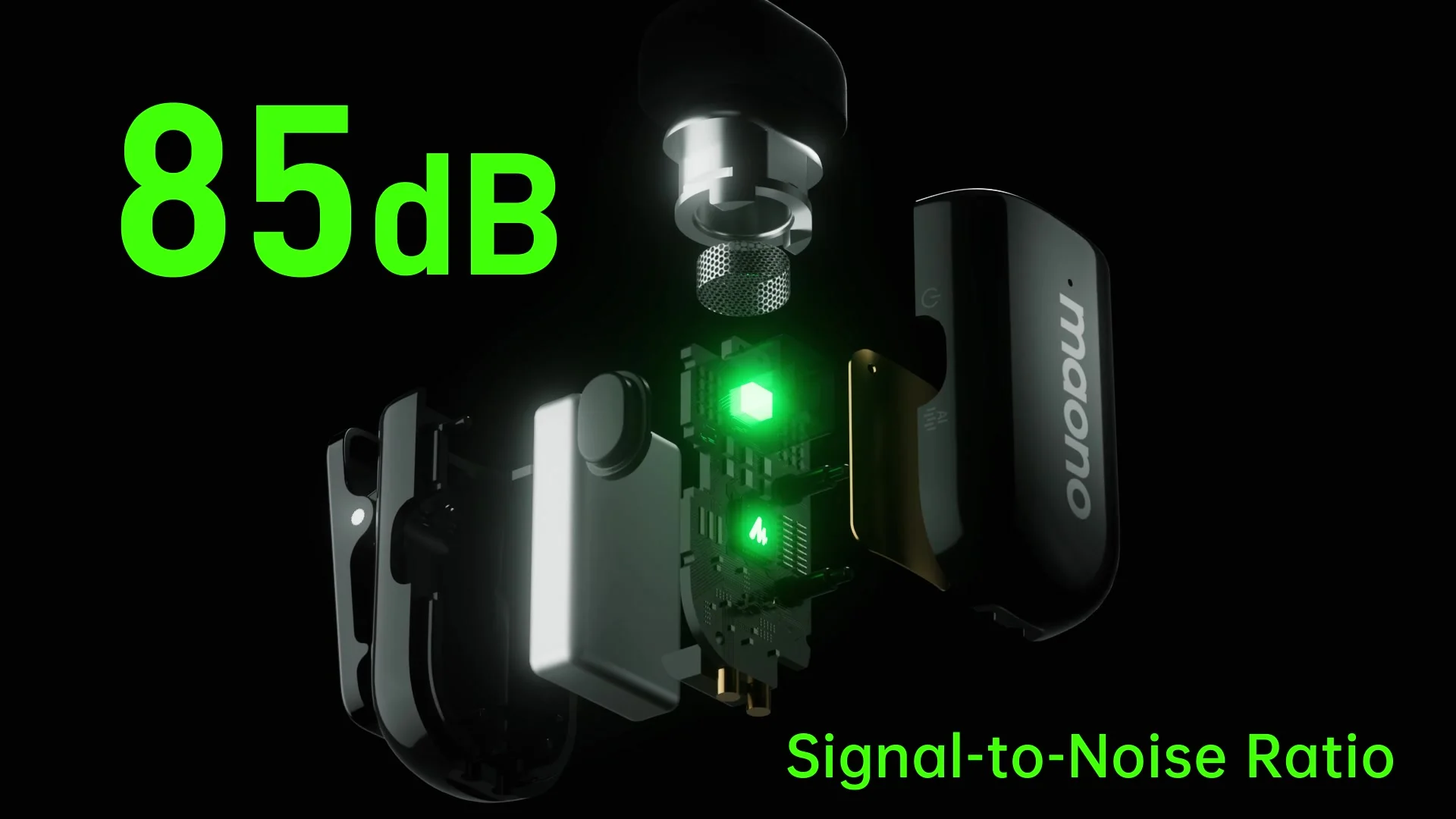 MAONO Wave T1 Mini Draadloze Lavalier Microfoon voor iPhone 16 15