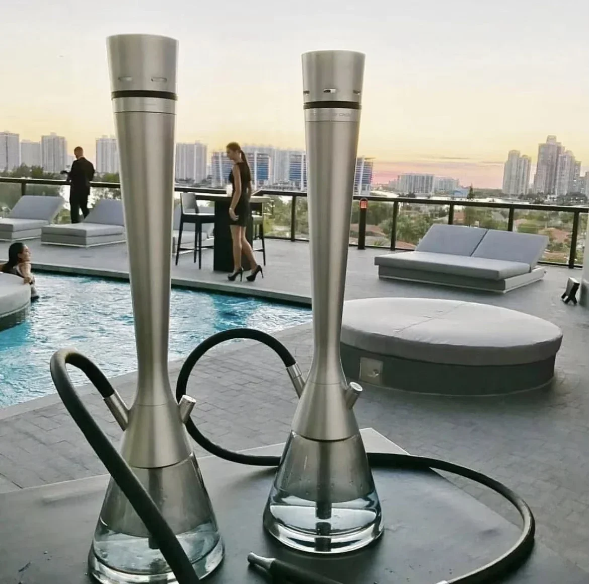 Bar High-end Hookah Hookah Arabian Porsche Shisha 2.1 Single-tube Premium Hookah 3