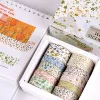 10pcs Floating Series Washi Tapes Set Gold Stamping Adhesive Masking Tape Diary Decoration Stickers A7562 3