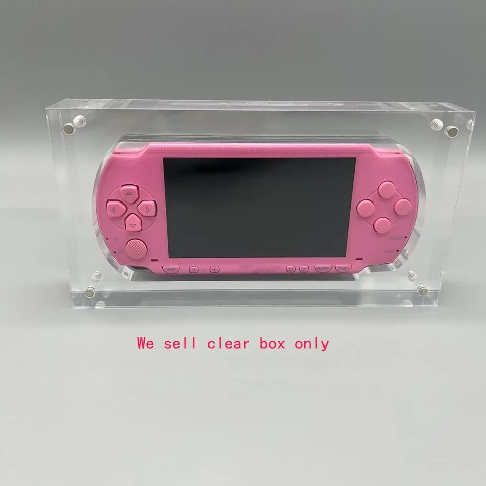 透明な磁気アクリル製収納ボックス PSP 1000 ゲーム機用カバーシェル