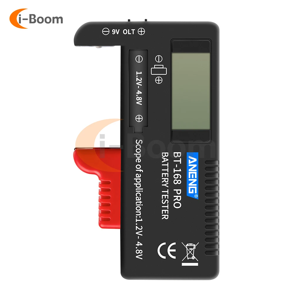 BT-168 Battery Tester Residual Battery Monitor Voltmeter Dry Lithium Button Household Meter