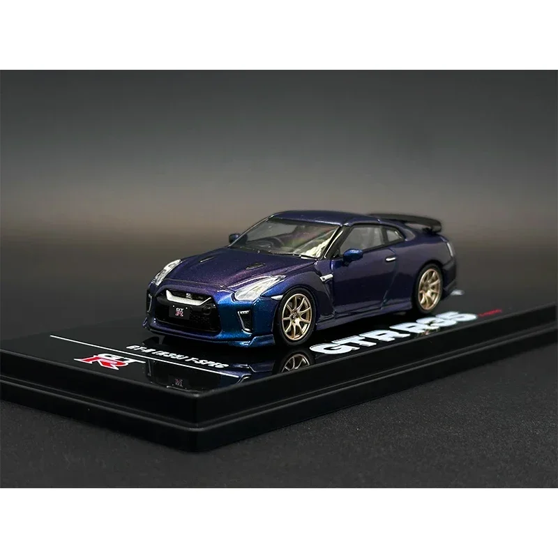 

INNO 1:64 GTR R35 T-SPEC темно-фиолетовая литая модель автомобиля, Миниатюрная игрушка