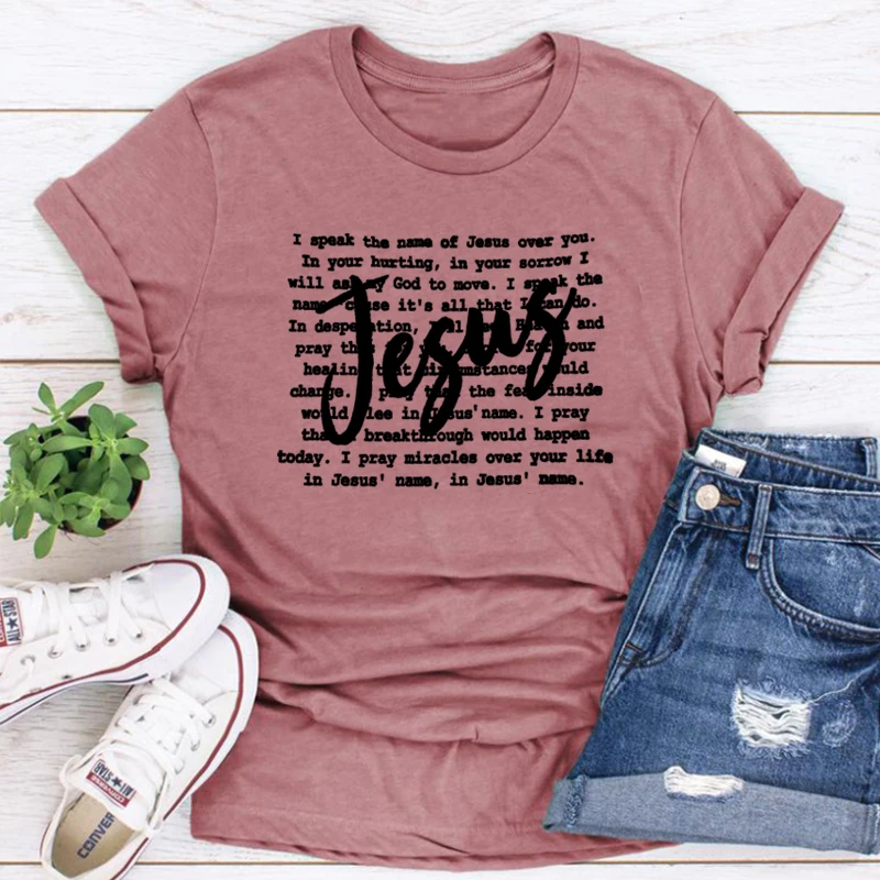 

Christian Shirt Jesus Shirt God T-shit Christian Music Aesthetic Clothes Gothic Women Christian Music Shirt Bible Verse Shirt