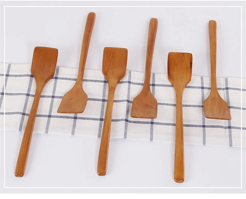 Description Picture 5 of itemMini Small Wooden Spatula Nonstick Fried Egg Steak Wooden Spatula Cooking Spoon BBQ Spatula Natural Kitchen Cooking Spatula