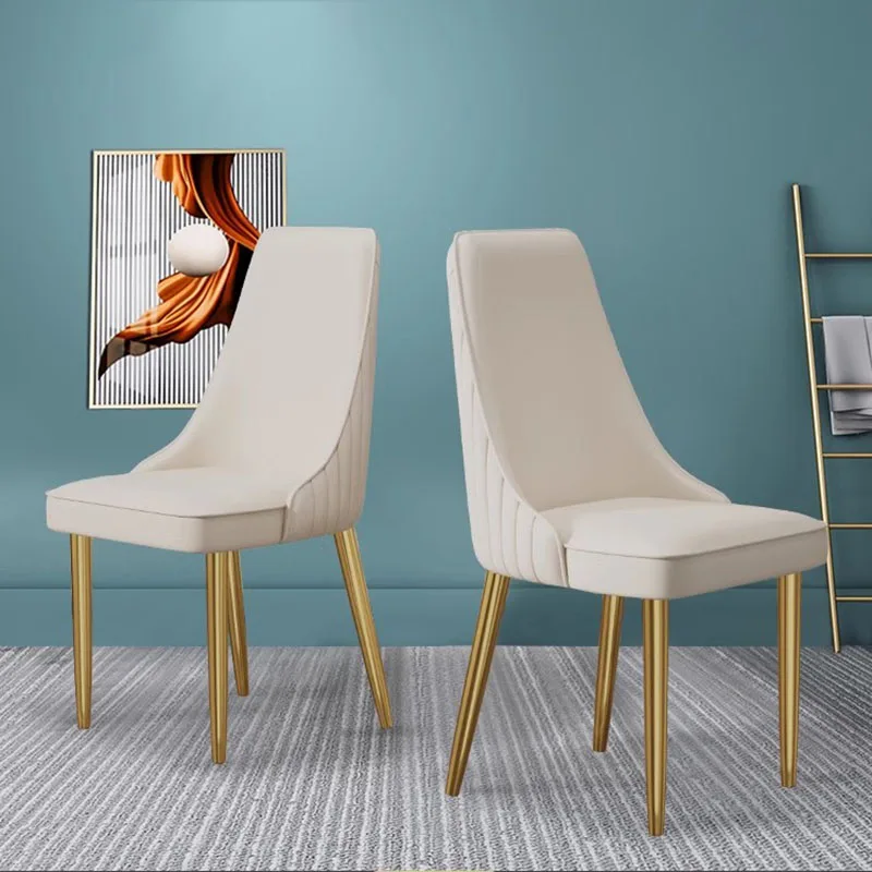 Backrest Luxury Adults Restaurant Chairs Industrial Youth Hall Adults Chairs Professional Barber Chaises Salle Manger Furniture