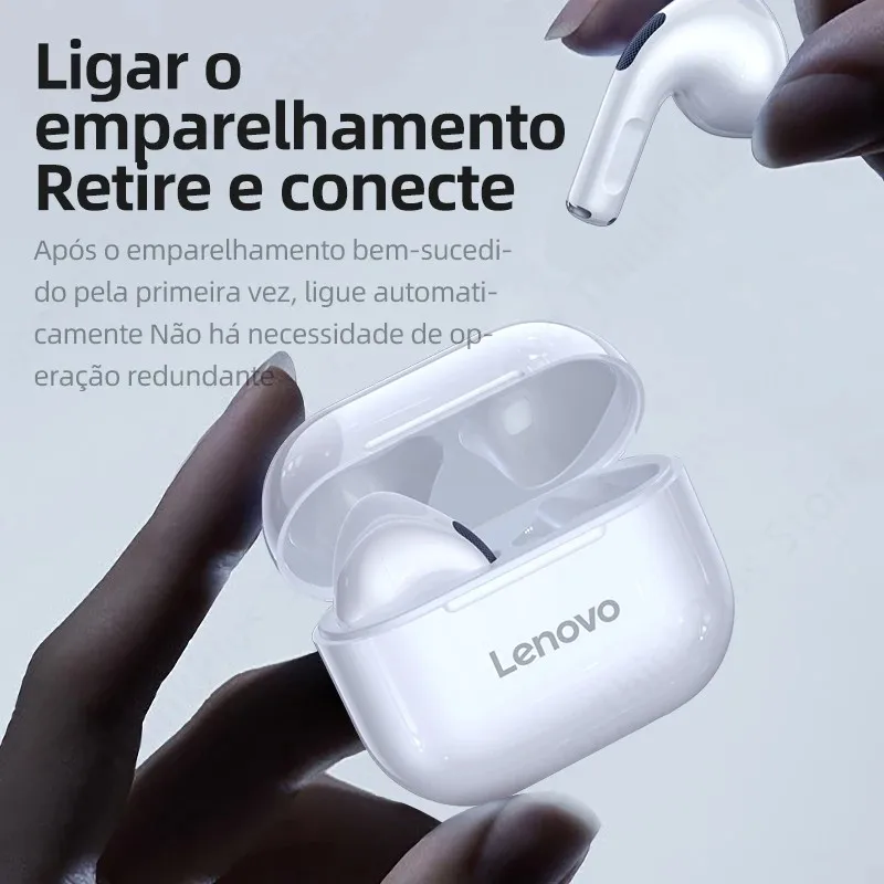 Lenovo LP40 auriculares inalámbricos Bluetooth TWS auriculares con Control táctil auriculares para juegos llamada HD con micrófono auriculares 2025 nueva elección - Imagen 5