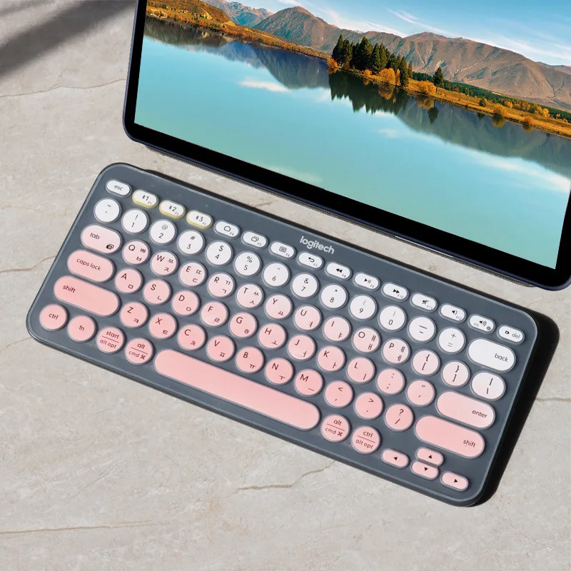 keyboard cover keyboard silicone cover ultra thin silicone laptop keyboard cover skin protector for Logitech K380 keyboard