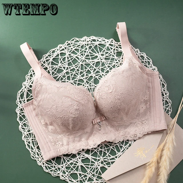 Sexy Bra Set Women Lace Push Up Invisible Bralette E Cup Gather Sensual  Lingerie Thin Parallel Wide Back Bra Fancy Underwear - Bras - AliExpress