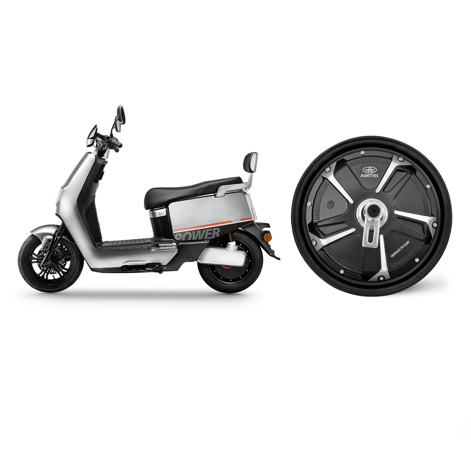 

10 Inch 12 inch 2000W-4000W 48V 60V Permanent Magnet Waterproof High Speed Dc Brushless Hub Motor