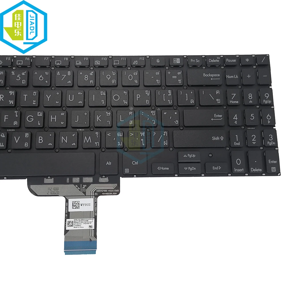 Thai Teclado do Portátil para Asus Expertbook b1 B1500 B1500cea Tailândia Russo Notebook Substituição Teclados S123ru00 S123ta00 ru - Imagem 4