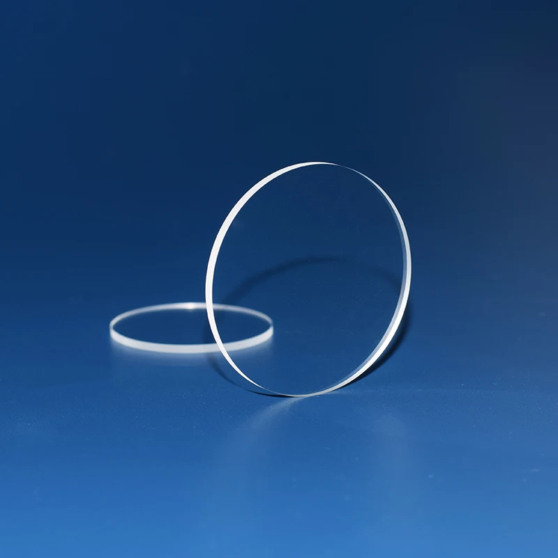 2/4/6/8 Inch Sapphire glass Round 0.05mm 0.1mm 0.3mm 0.5mm 1mm 2mm Infrared Optical lens Window film for wrist watch
